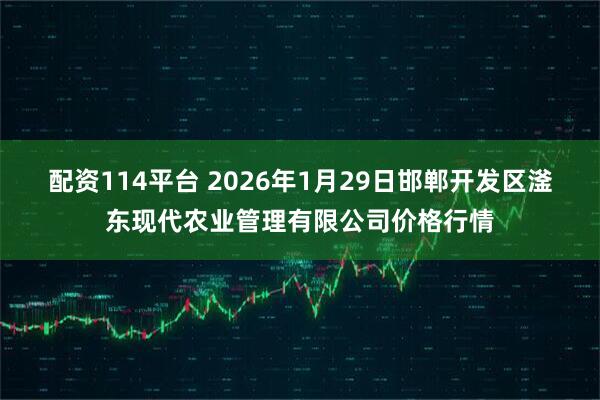 配资114平台 2026年1月29日邯郸开发区滏东现代农业管理有限公司价格行情
